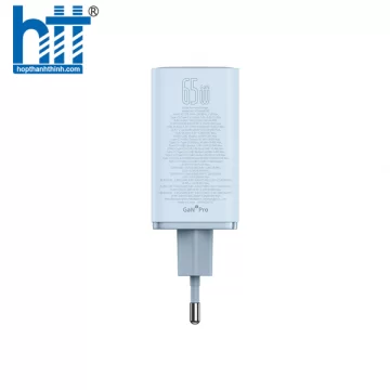 Củ Sạc Nhanh Baseus GaN6 Pro 65W P10162701313-00 BLUE