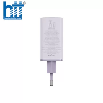 Củ Sạc Nhanh Baseus GaN6 Pro 65W P10162701533-00 PURPLE