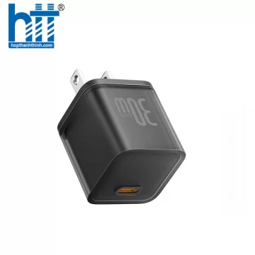 Cốc sạc nhanh TypeC Baseus GaN5S 1C 30W US Cluster P10162505113-00