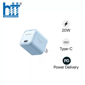 Cốc sạc nhanh siêu nhỏ 20W INNOSTYLE Ultra Minicube II IMC20G2BB màu xanh dương
