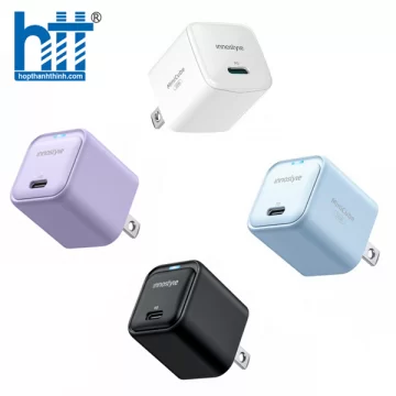 Cốc sạc nhanh siêu nhỏ 20W INNOSTYLE Ultra Minicube IMC20PDWHI màu trắng