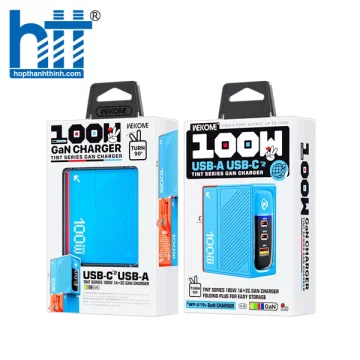 Cốc Sạc Nhanh WEKOME WP-U19 Tint Series 100W 1A+2C 100W GaN Charger