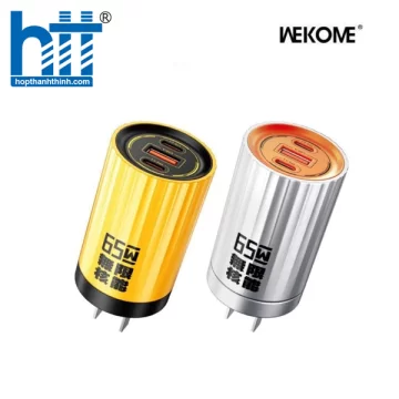 Cốc Sac Nhanh Wekome WP-U01 Mecha Series Energy Bar GaN Charger 65W YELLOW