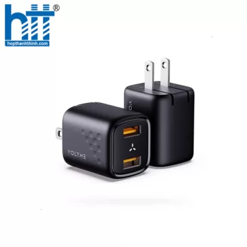 Cốc Sạc Nhanh Voltme Revo 30 Duo GaN Tech Charger (USB + TypeC) V2068 Black