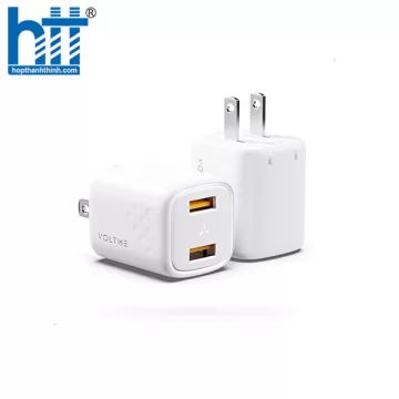 Cốc Sạc Nhanh Voltme Revo 30 Duo GaN Tech Charger (USB + TypeC) V2068 White