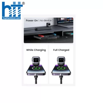 Củ sạc nhanh Robot GaN Nexode RG 65W Ugreen 15570