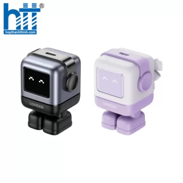 Củ sạc nhanh Robot GaN Nexode RG 30W Type-C Ugreen 15550 CD359 Màu Xám