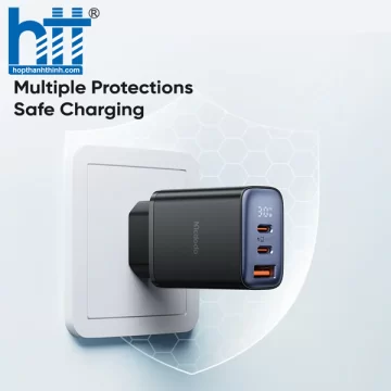Cốc Sạc Nhanh Mcdodo30W 3-Port Power Digital Display Fast Charger (2Type-C + USB) CH-2180