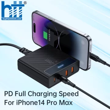 Bộ sạc nhanh Mcdodo Hyperspace Series 100W 4-Port PD Quick Charging Station (2 TypeC + 2 USB) CH-1800