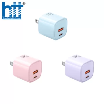 Cốc Sạc Nhanh Mcdodo Nano Series 33W PD+QC Dual Port Charger (Chân cắm dẹp US, USB Type-C) CH-6513