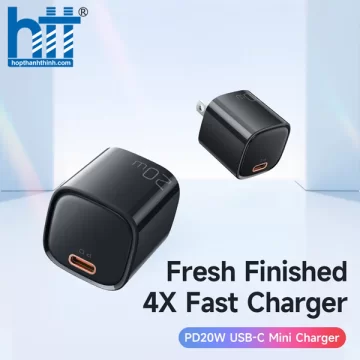 Cốc Sạc Nhanh Mcdodo Nano Series 20W PD Charger (Chân dẹp US) CH-4000