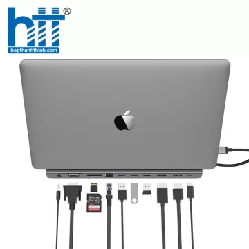 Bộ chuyển đổi USB-C 11 trong 1 Lention C95HEAVDCR
