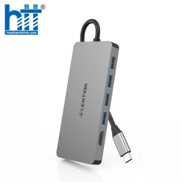 Bộ chuyển đổi USB-C 7 trong 1 Lention C45H