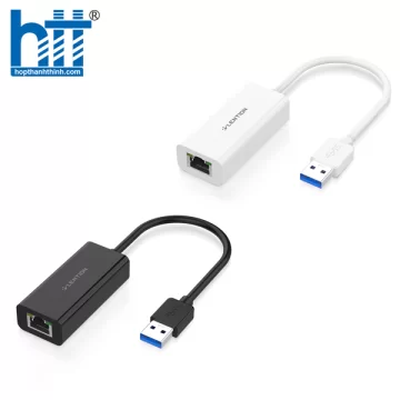 Bộ chuyển đổi USB-A sang RJ45 (1000M)Lention HU404GE WHITE
