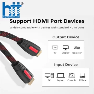 Dây Cáp HDMI 4K30Hz Lention HH20-P1-3M dài 3M 