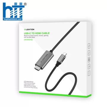 Cáp chuyển đổi Lention CU707H USB-C sang HDMI (4K60Hz) dài 1.8m