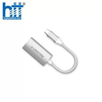 Bộ chuyển đổi Type C sang VGA(1080P) Lention CU606V - Silver