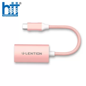 Bộ chuyển đổi Type C sang VGA(1080P) Lention CU606V - Pink