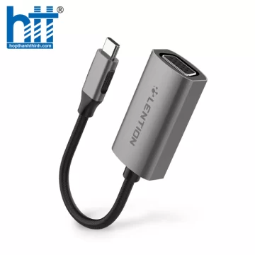 Bộ chuyển đổi Type C sang VGA(1080P) Lention CU606V - Grey