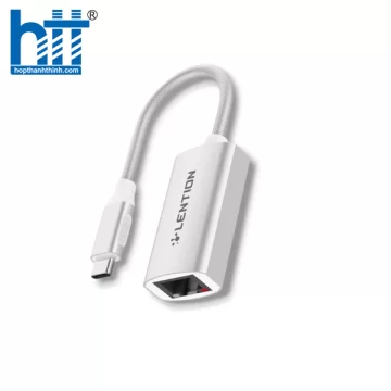 Bộ chuyển đổi USB-C sang RJ45 (1000M) Lention CU604E Silver