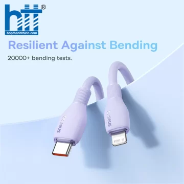Cáp Sạc Nhanh Baseus Pudding Series Fast Charging Cable Type-C to iP 20W P10355701311-01 2M