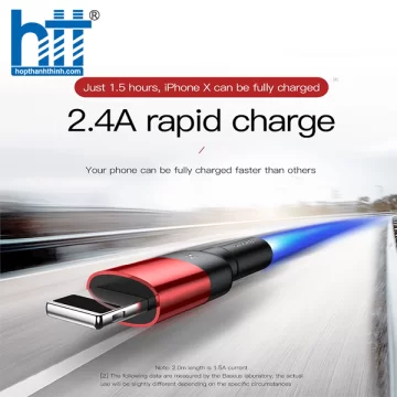 Cáp Sạc Nhanh USB to iP Baseus Cafule Cable（special edition）USB For iP 2.4A / 1.5A