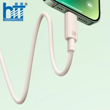 Cáp Sạc Nhanh USB to iP Baseus Habitat Series Fast Charging Cable USB to iP 2.4A GREEN 2M