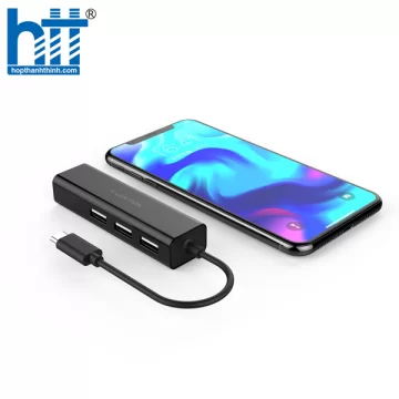 Bộ chuyển đổi USB-C 4 trong 1 Lention UC-USB2.0