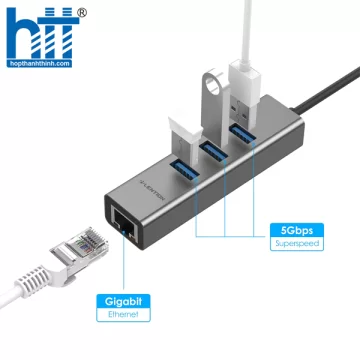 Bộ chuyển đổi USB-C 4 trong 1 Lention C23s