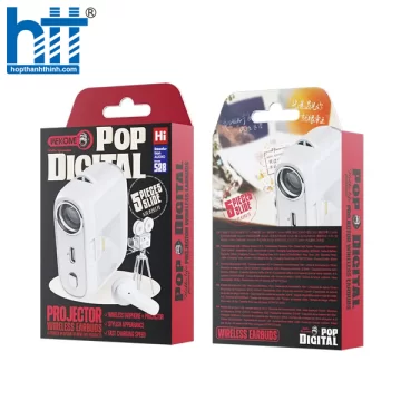 Tai Nghe Bluetooth Wekome S28 Projector Wireless Earphone White
