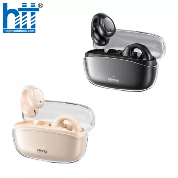 Tai Nghe Bluetooth Wekome WS-08 Paiwhale Clip-on Earphone Black