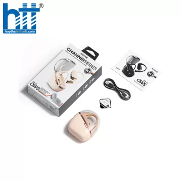 Tai Nghe Bluetooth Wekome WS-13 Chahnin Series OWS Clip-on Wireless Earbuds Pink