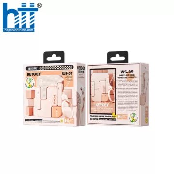 Tai Nghe Bluetooth WEKOME WS-09 Keycey Wreless Earbuds Pink