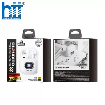 Tai Nghe Bluetooth Wekome Dreamy Sound WS-01 Wireless Earphone White