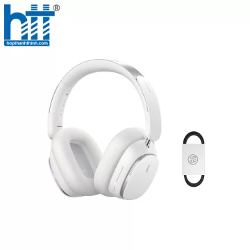 Tai Nghe Chụp Tai Chống Ồn Baseus Bowie H1 Pro Noise-Cancellation Wireless Headphones White