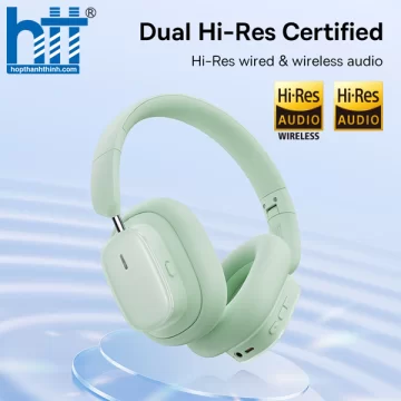 Tai Nghe Chụp Tai Chống Ồn Baseus Bowie H1i Noise-Cancellation Wireless Headphones BlacK