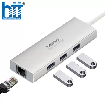 Hub Mở Rộng Kết Nối Baseus PortalJoy Series 4-Port HUB Type-C
