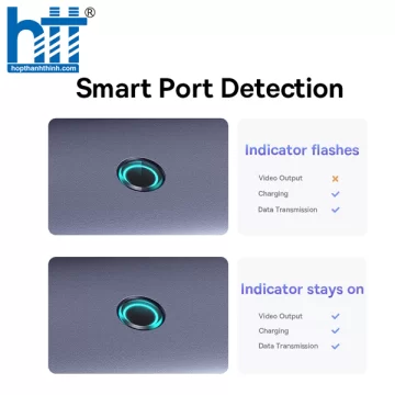Hub Mở Rộng Kết Nối Baseus UltraJoy Series HUB Docking Station OS 5-IN 1