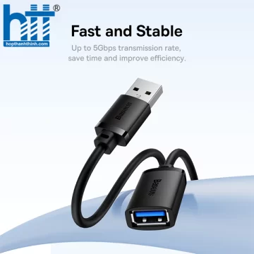 Cáp Nối Dài USB Tiện Lợi Baseus AirJoy Series USB3.0 Extension Cable 5M