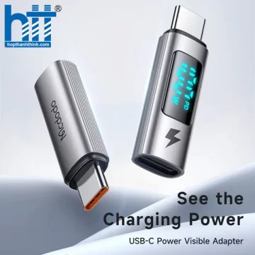 Đầu Chuyển Đổi Mcdodo Charging Power Display PD Connector Type-C to IP