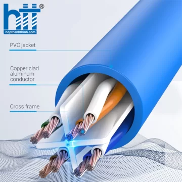 Cáp mạng CAT6 UTP đầu đúc dài 3M Vention