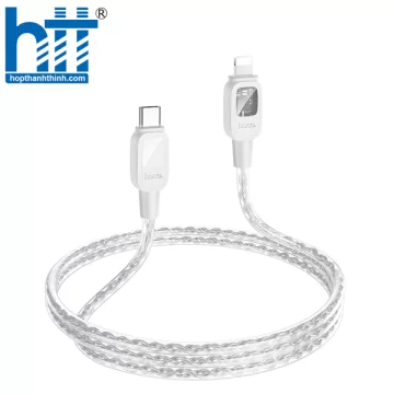 CÁP DỮ LIỆU SẠC TẮT NGUỒN THÔNG MINH SILICONE U124 PD - IP