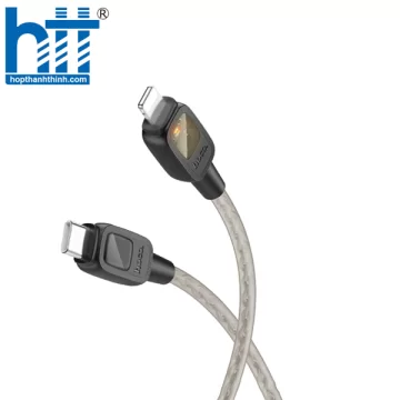 CÁP DỮ LIỆU SẠC TẮT NGUỒN THÔNG MINH SILICONE U124 PD - IP