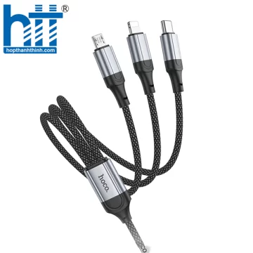 CÁP DỮ LIỆU SẠC 3 TRONG 1 X102 FRESH(IP+MICRO+TYPE-C)