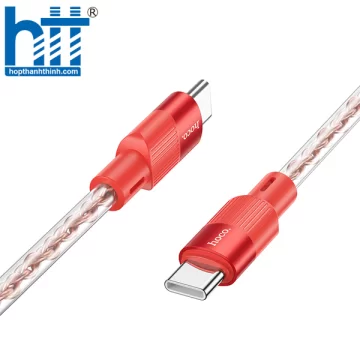 Cáp dữ liệu sạc silicon X99 Crystal Junction 60W Type-C đến Type-C