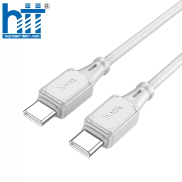 Cáp dữ liệu sạc silicon X101 Assistant 60W Type-C đến Type-C