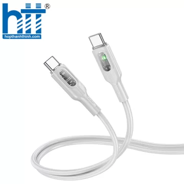 Cáp sạc nhanh tự ngắt 60W Type-C to Type-C U120