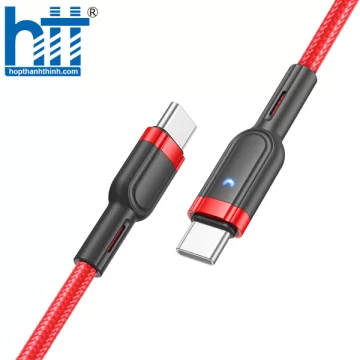 Cáp sạc nhanh tự ngắt thông minh U117 Type-C to Type-C