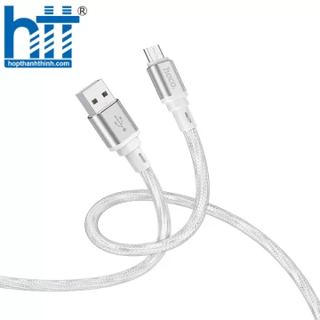 Cáp dữ liệu sạc silicone băng tinh thể X98 Micro