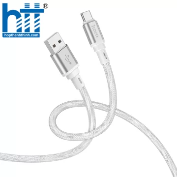 Cáp dữ liệu sạc silicone băng tinh thể X98 Type-C